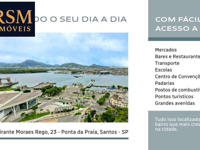#976 - Apartamento para Venda em Santos - SP