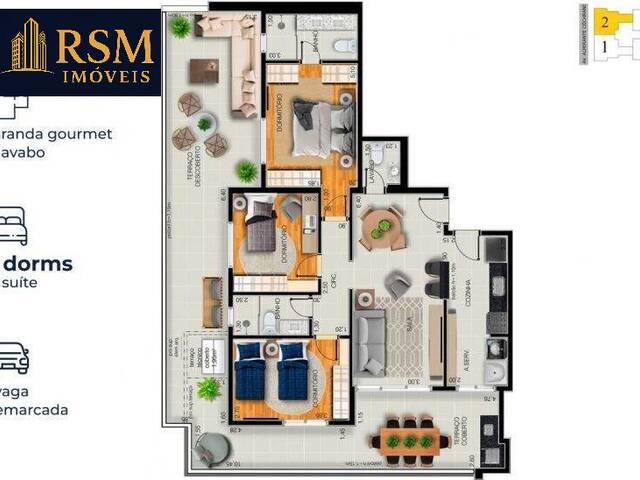 Apartamento para Venda em Santos - 5